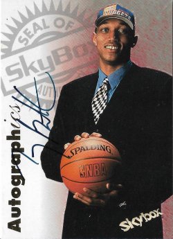 1997-98 Skybox Premium Autographics Tony Battie