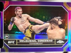 2024 Topps Chrome UFC Melquizael Conceição Rookie Purple Refractor