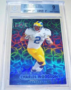 1998 Skybox Premium Charles Woodson Rookie Card #232 Oakland