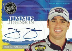 2005 Press Pass Racing Autograph Jimmie Johnson