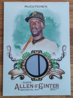 2017 Topps Allen & Ginter Andrew McCutchen - G.U. Jersey