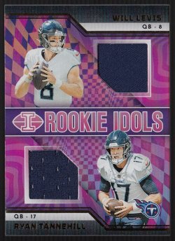 2023 Panini Illusions Rookie Idols Dual Memorabilia Will Levis