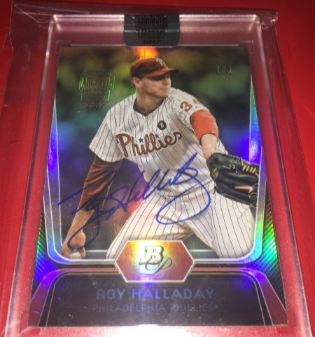 Sold at Auction: Roy Halladay autographed Philadelphia Phillies
