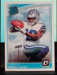 2018 Donruss Optic Rated Rookie  Michael Gallup