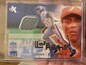 2001 Fleer ex wall of fame relics vlad guerrero