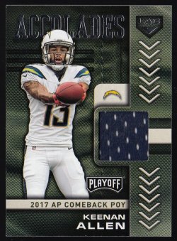 2019 Playoff Accolades Jerseys Keenan Allen