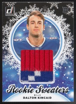 2023 Donruss Rookie Holiday Sweater Dalton Kincaid