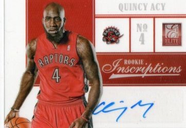 2012 Panini Elite Quincy Acy Rookie Inscriptions
