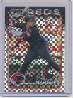    Noelvi Marte 2024 Topps Chrome Xfractor RC