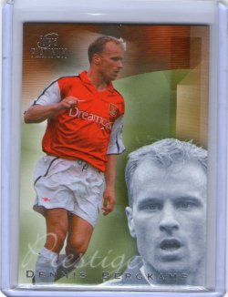 2001  Futera Platinum Prestige Dennis Bergkamp