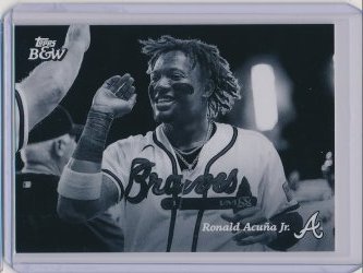    Ronald Acuna 2023 Topps Black and White