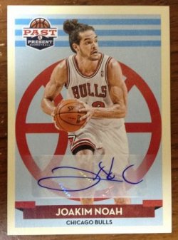 2012 Panini Past & Present Joakim Noah SP Base Signatures