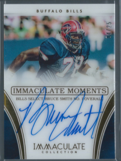    2016 Immaculate Collection Bruce Smith Autograph