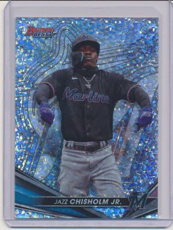    Jazz Chisholm Jr. 2023 Bowmans Best Mini Diamond Refractor /299