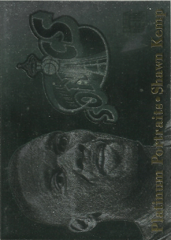 1996 Fleer Metal Shawn Kemp Platinum Portraits