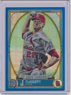    Jack Flaherty 2021 Topps Gypsy Queen Chrome Blue Refractor /99