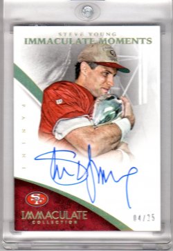 2015 Panini Immaculate Collection Steve Young