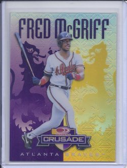 1998 Donruss Crusade Purple Fred McGriff