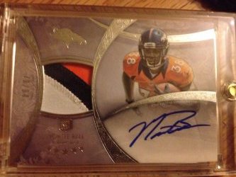 2013 Topps Five star Montee Ball 2013 Five Star Patch auto /94