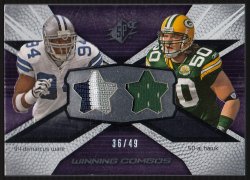 2008  SPx Winning Combos 49 DeMarcus Ware / AJ Hawk