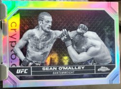 2024 Topps Chrome UFC Sean OMalley Negative Refractor