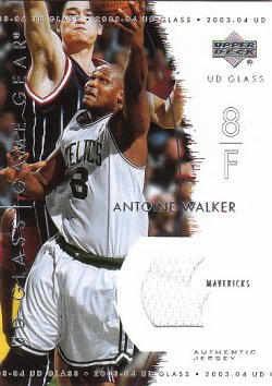 2003-04 Upper Deck UD Glass Walker Antoine - Game Gear