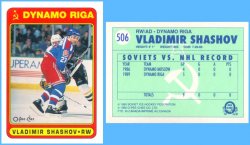 1990-91 O-Pee-Chee  Vladimir Shashov