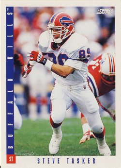 Steve Tasker autographed Football Card (Buffalo Bills) 1993 Topps