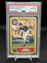 1987 Topps Traded Greg Maddux