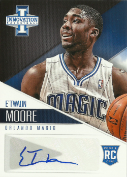 2012-13 Panini Innovation ETwaun Moore RC Auto