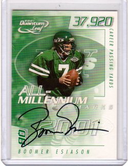 2001 Leaf All-Millennium Marks Boomer Esiason
