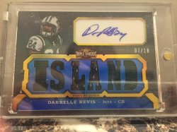 2011 Topps Triple Threads Darrelle Revis Auto Relic 6 GU Jersey and Auto