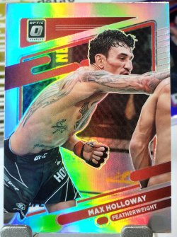 2022 Panini Optic Max Holloway Silver Prizm