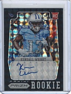 2012 Panini Prizm Kendall Wright Black Finite Rookie Auto