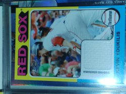 2011 Topps Lineage Kevin Youkilis Mini Game Used Relic 