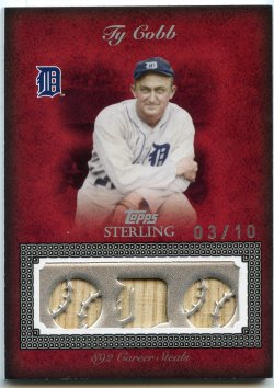 2008 Topps Sterling Ty Cobb Moments