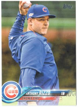 2018 Topps Photo Variation SP Anthony Rizzo