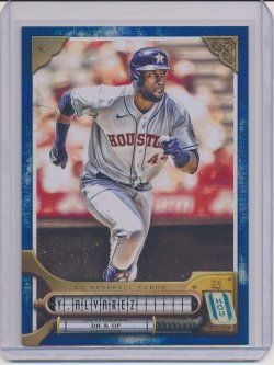    Yordan Alvarez 2022 Topps Gypsy Queen Indigo /250