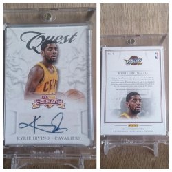 12-13  Panini crusade  kyrie irving quest autographs 