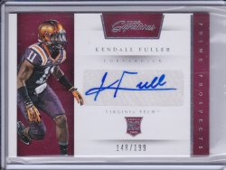    Kendall Fuller 2016 Prime Signatures Autograph /199