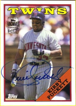 2003 Topps All-Time Fan Favorites Kirby Puckett Autograph SOLD