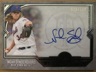 2017 Topps Museum Collection Archival Autographs Noah Syndergaard Mets
