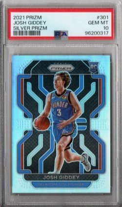 2021-22 Panini Prizm Prizms Silver Josh Giddey