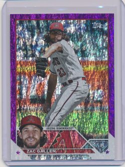    Zac Gallen 2023 Topps Purple Foil /799