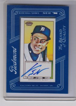 2009 Topps 206 piedmont granderson