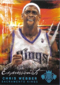 Chris Webber Black Sacramento Kings Autographed 2000-01