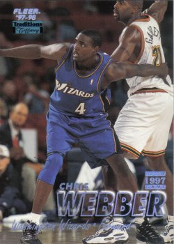 1997-98 Fleer Tiffany Collection Chris Webber