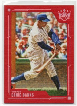 2022 Panini Diamond Kings Red Frame Ernie Banks