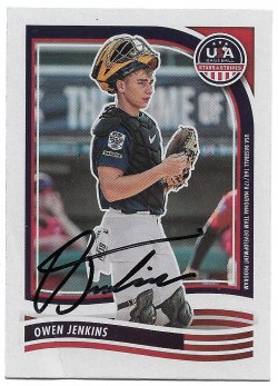 2024 Panini USA TTM Owen Jenkins 3/21/26