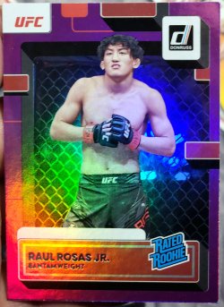 2022 Donruss Optic UFC Raul Rosas Jr. Rated Rookies Purple Parallel